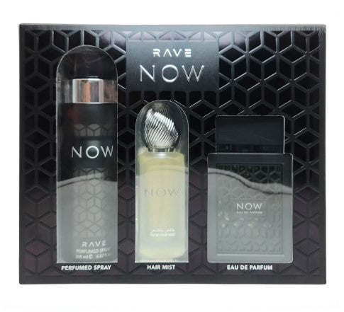 Lattafa Rave Now Men 3 Pcs gift set