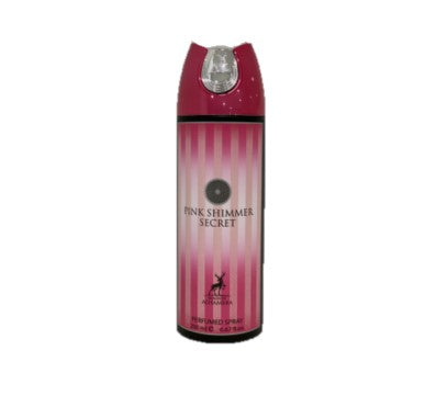 Pink Shimmer Secret Perfumed Spray